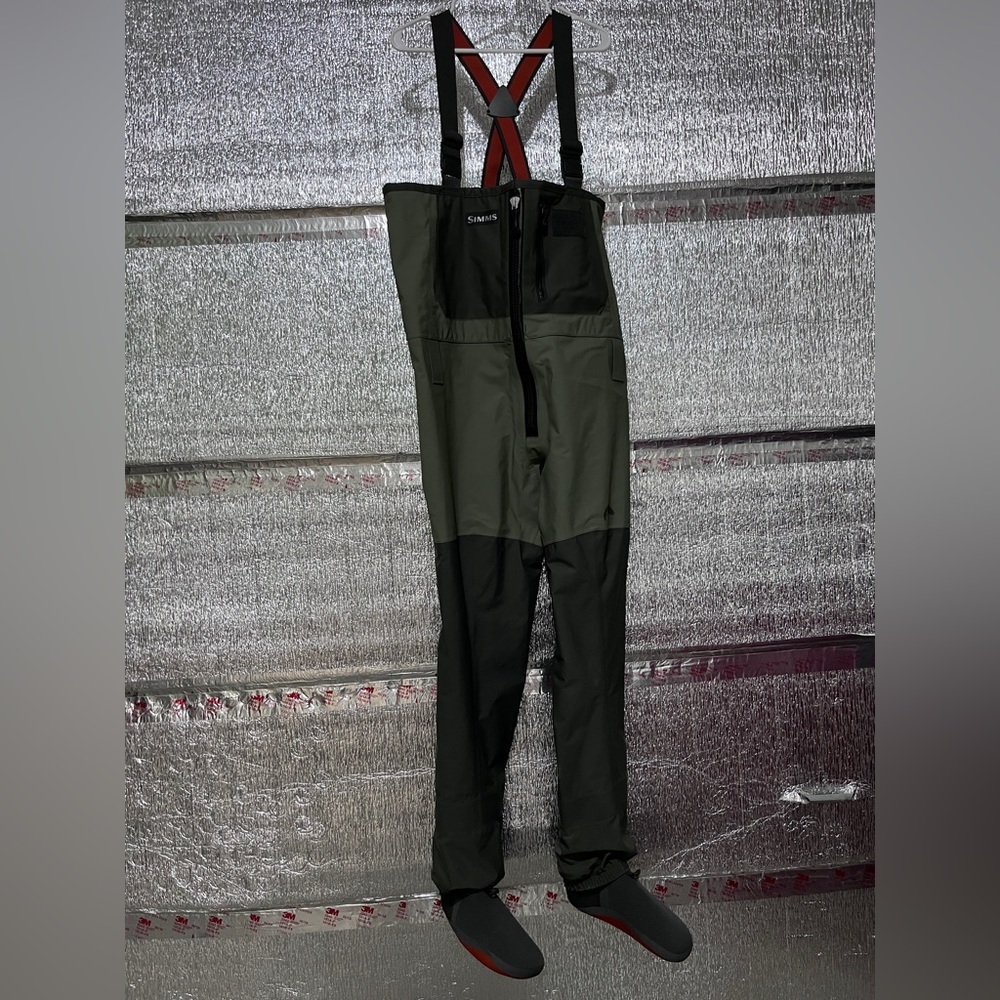 SIMMS Freestone Z Stockingfoot Waders, Dark Gunmetal, Men’s 9-11